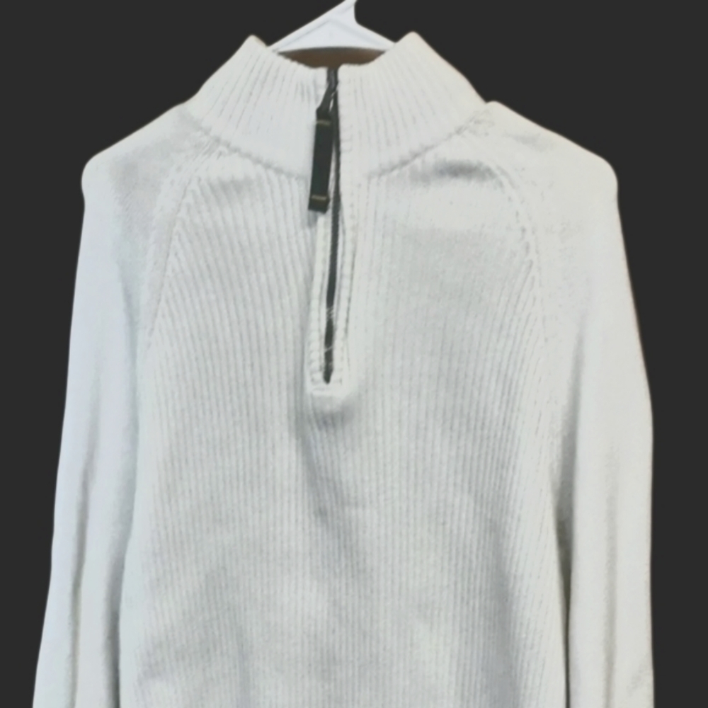 Nautica Quarter-Zip Ribbed Sweater